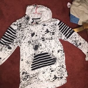 carbon splattered ink effect